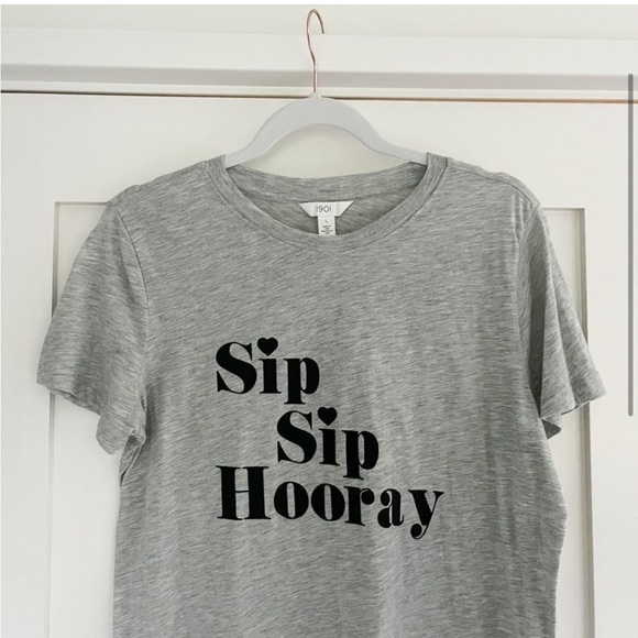 NORDSTROM 1901 Sip Sip graphic T - Picture 4 of 5